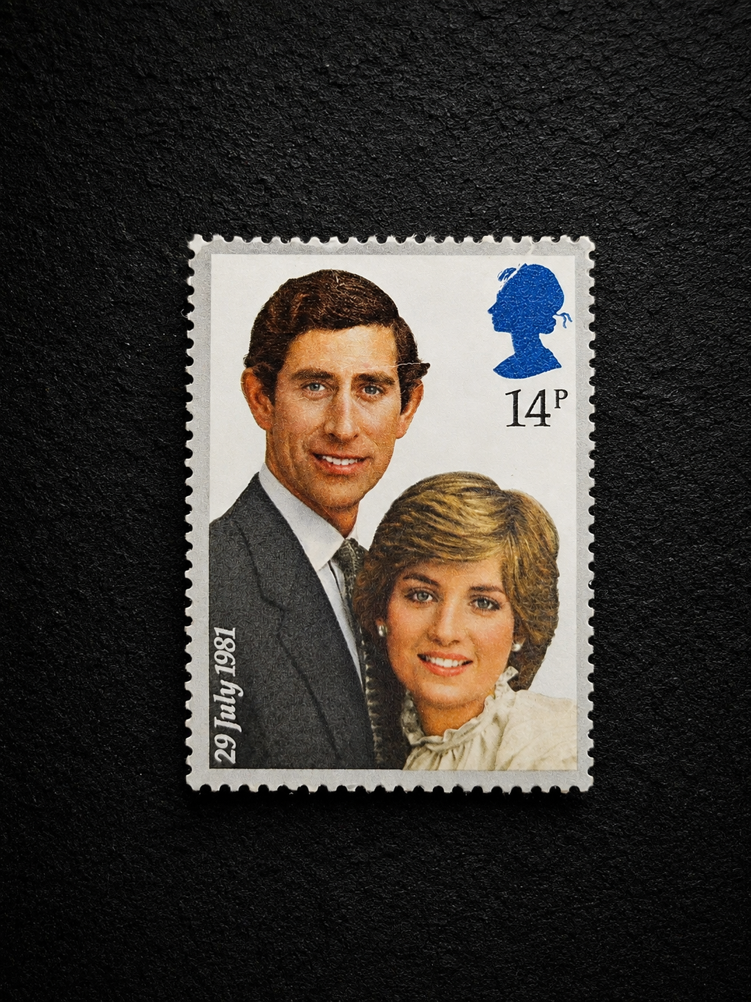 1981 Royal Wedding 14p Commemorative Stamp – Prince Charles & Lady Diana