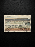 Canada $1 "Fundy" Postage Stamp – Used – Scenic Bay of Fundy Issue