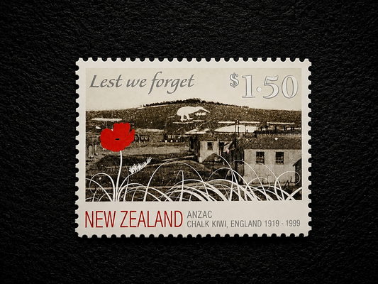 1999 New Zealand $1.50 ANZAC "Lest We Forget" Commemorative Stamp – Used