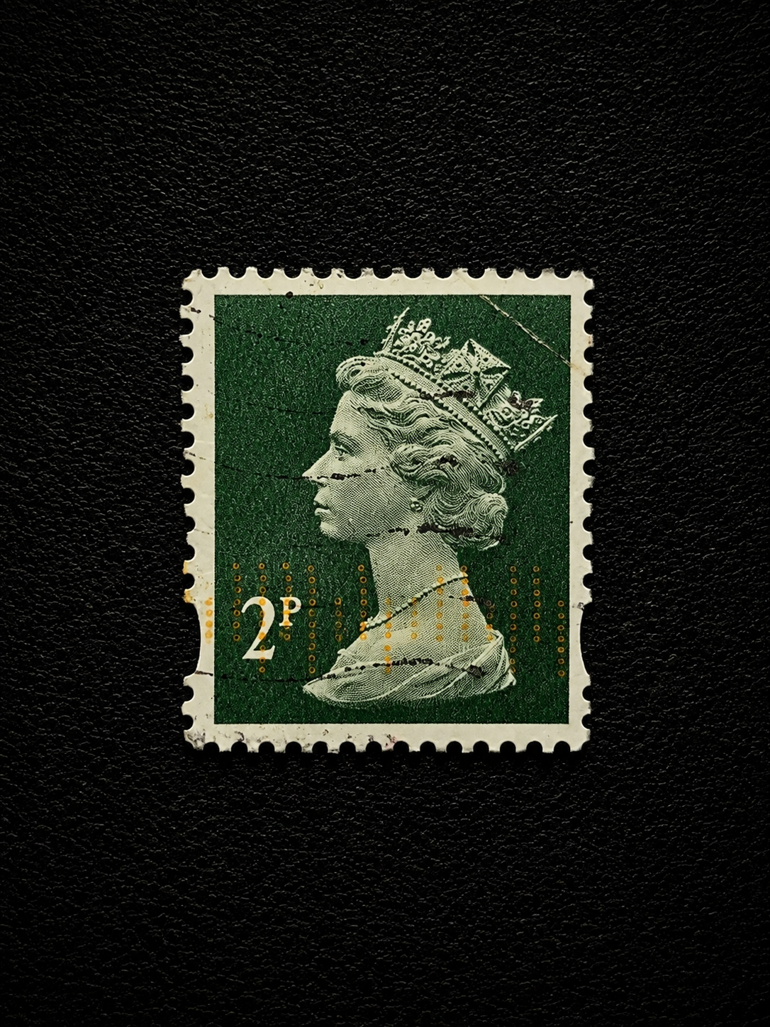 Great Britain 2p Queen Elizabeth II Machin Definitive Stamp – Used
