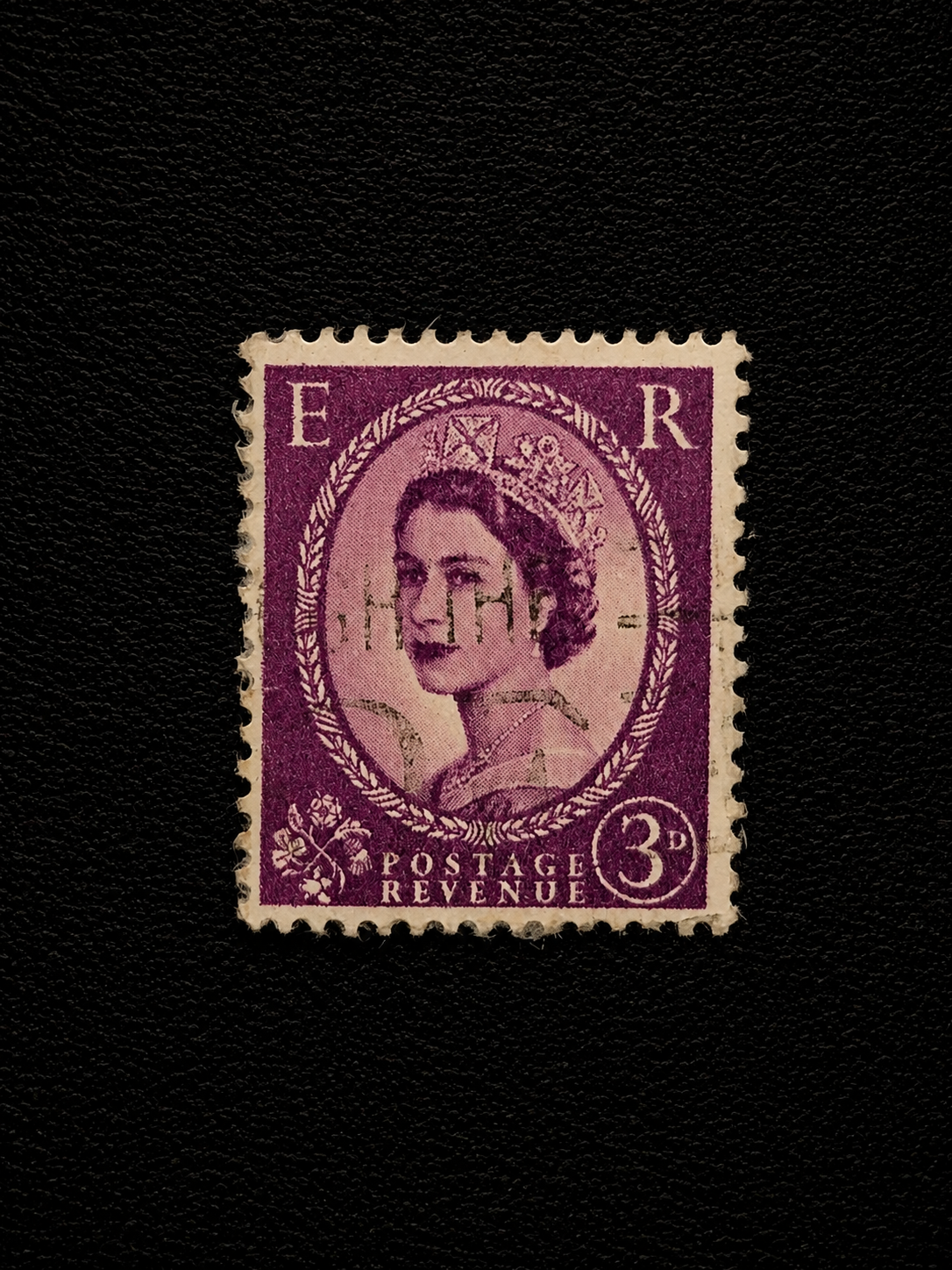 Great Britain 3d Queen Elizabeth II Wilding Definitive Stamp – Used