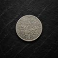 1987 France 5 Francs Coin – La Semeuse (The Sower)