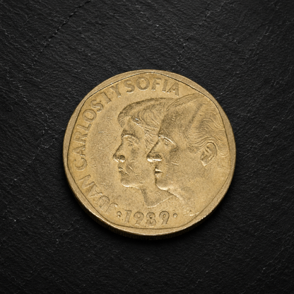 1989 Spain 500 Pesetas Coin – Genuine Pre-Euro Spanish Collectible