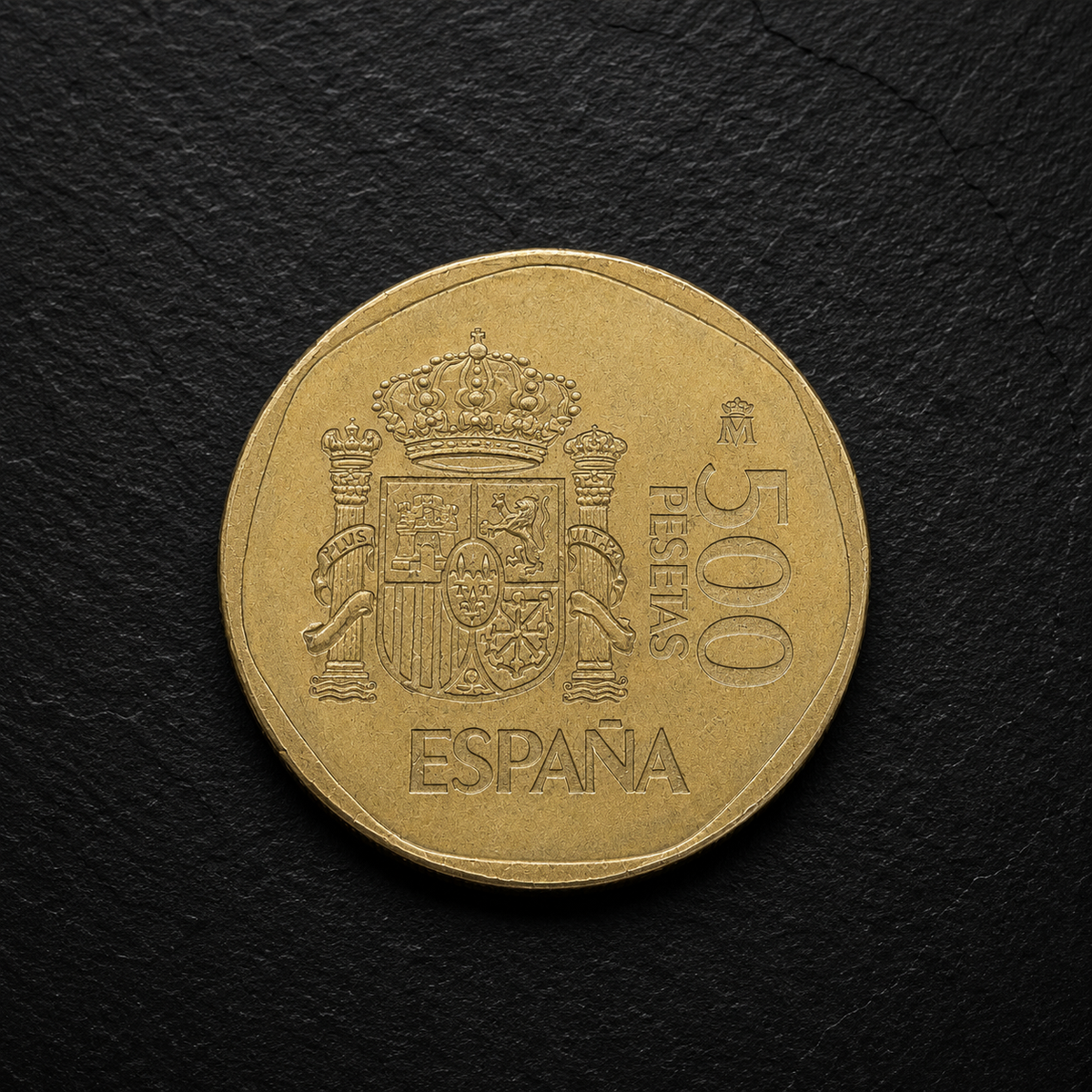 1989 Spain 500 Pesetas Coin – Genuine Pre-Euro Spanish Collectible