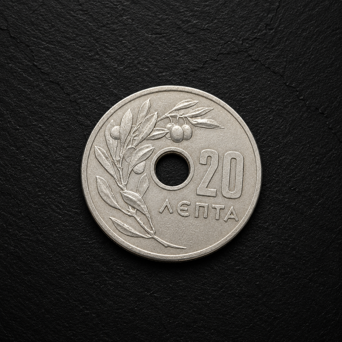 1959 Greece 20 Lepta Coin – Genuine Vintage Greek Collectible