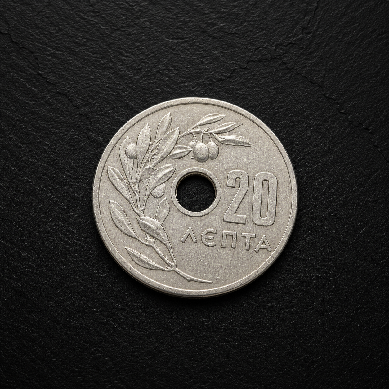 1959 Greece 20 Lepta Coin – Genuine Vintage Greek Collectible