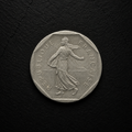 1981 French 2 Francs Coin – Genuine Pre-Euro French Collectible