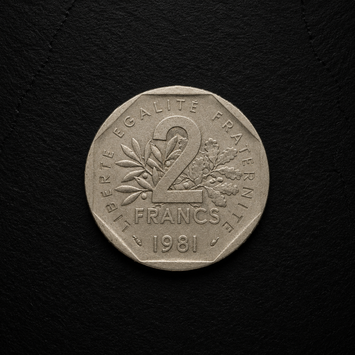 1981 French 2 Francs Coin – Genuine Pre-Euro French Collectible