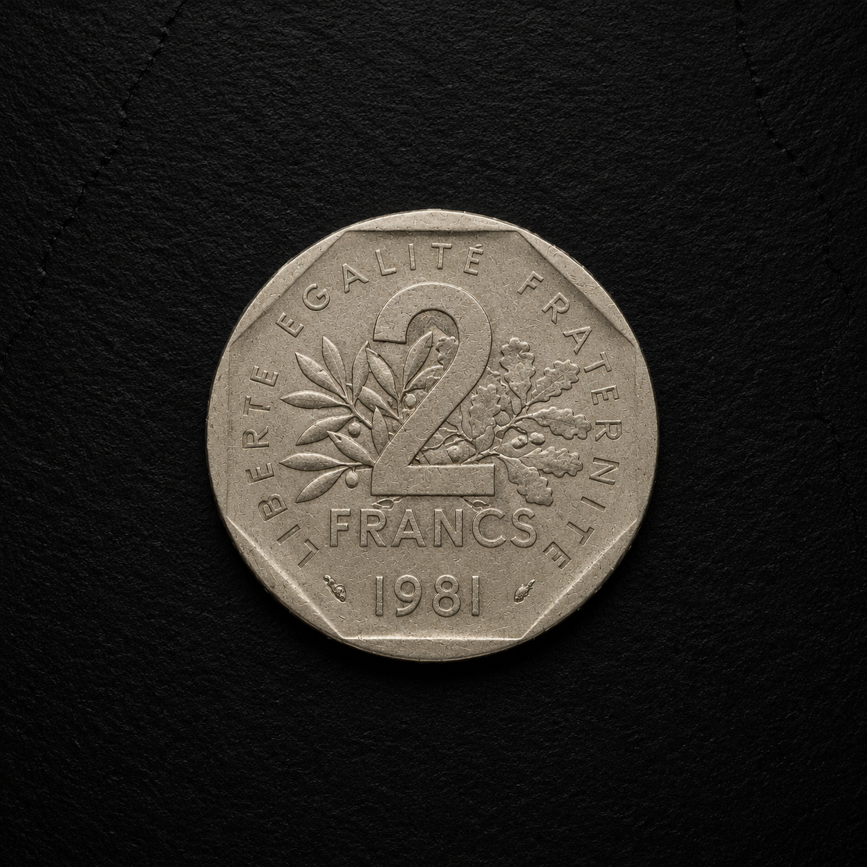 1981 French 2 Francs Coin – Genuine Pre-Euro French Collectible