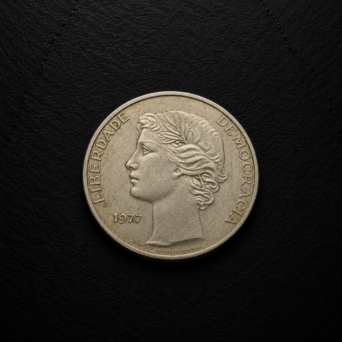 1977 Portugal 25 Escudos Coin – Genuine Pre-Euro Portuguese Collectible
