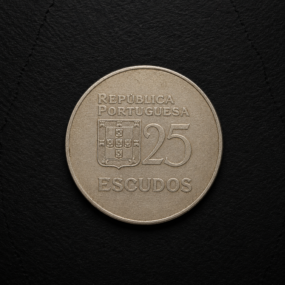 1977 Portugal 25 Escudos Coin – Genuine Pre-Euro Portuguese Collectible