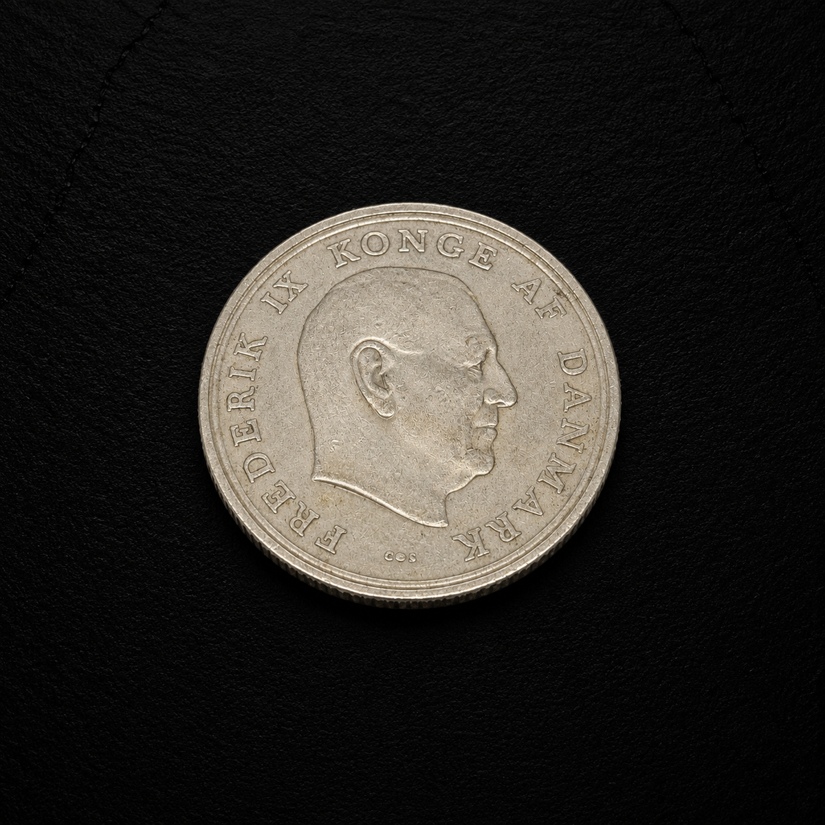 1964 Denmark 1 Krone Coin – Genuine Vintage Danish Collectible