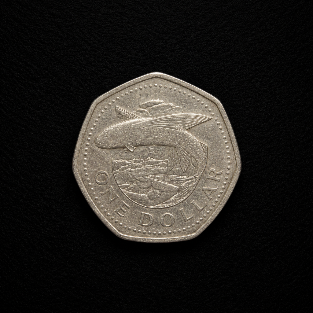 1988 Barbados Coin – Genuine Caribbean Collectible