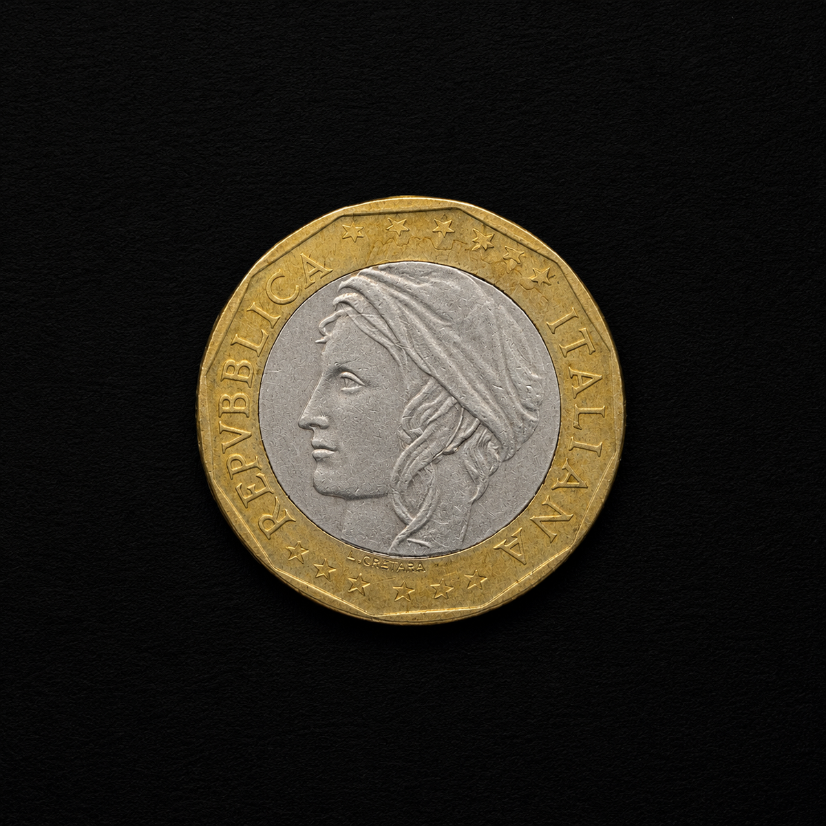 Italy 1,000 Lire Coin – Bimetallic | Italian Collectible Coin