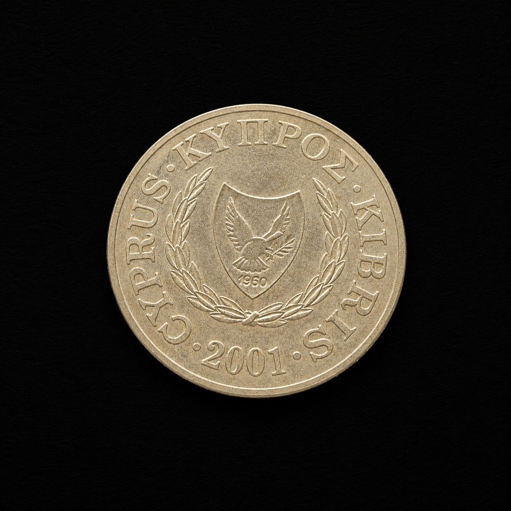 Cyprus 20 Cents Coin (2001) – Zeno of Citium | Cypriot Collectible Coin